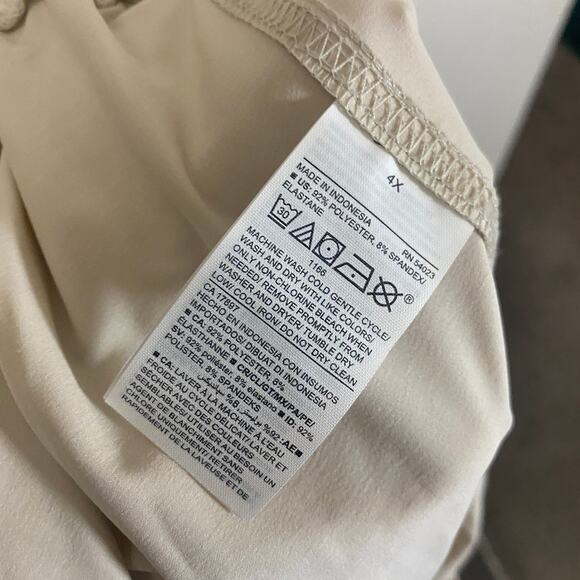 Old Navy NWT High-Waisted StretchTech Cargo Joggers Wish Bone Cream Off White 4X - Picture 11 of 13